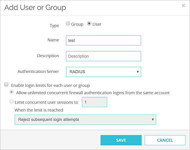 Screen shot of the Add User or Group dialog box